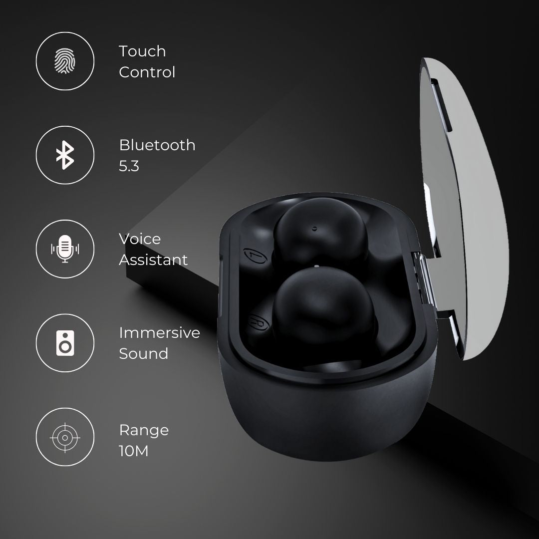 Crossloop Joy Zee True Wireless EarPods - Black