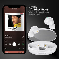 Crossloop Krysta Podz True Wireless EarPods - White