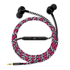 Crossloop Pro Series Earphone In Pink & Black