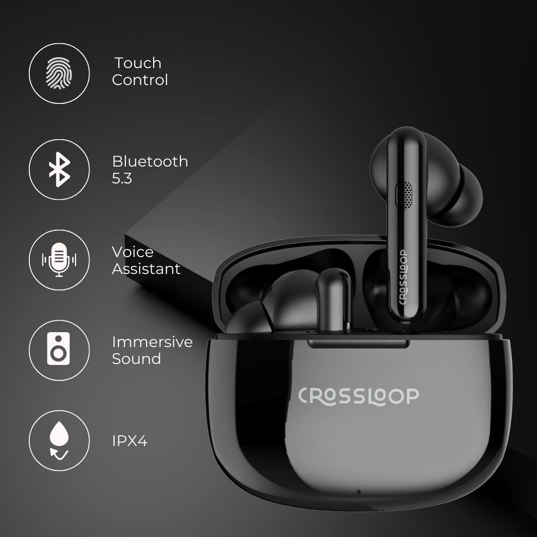 Crossloop Crossloop Freedom Podz True Wireless EarPods - Black