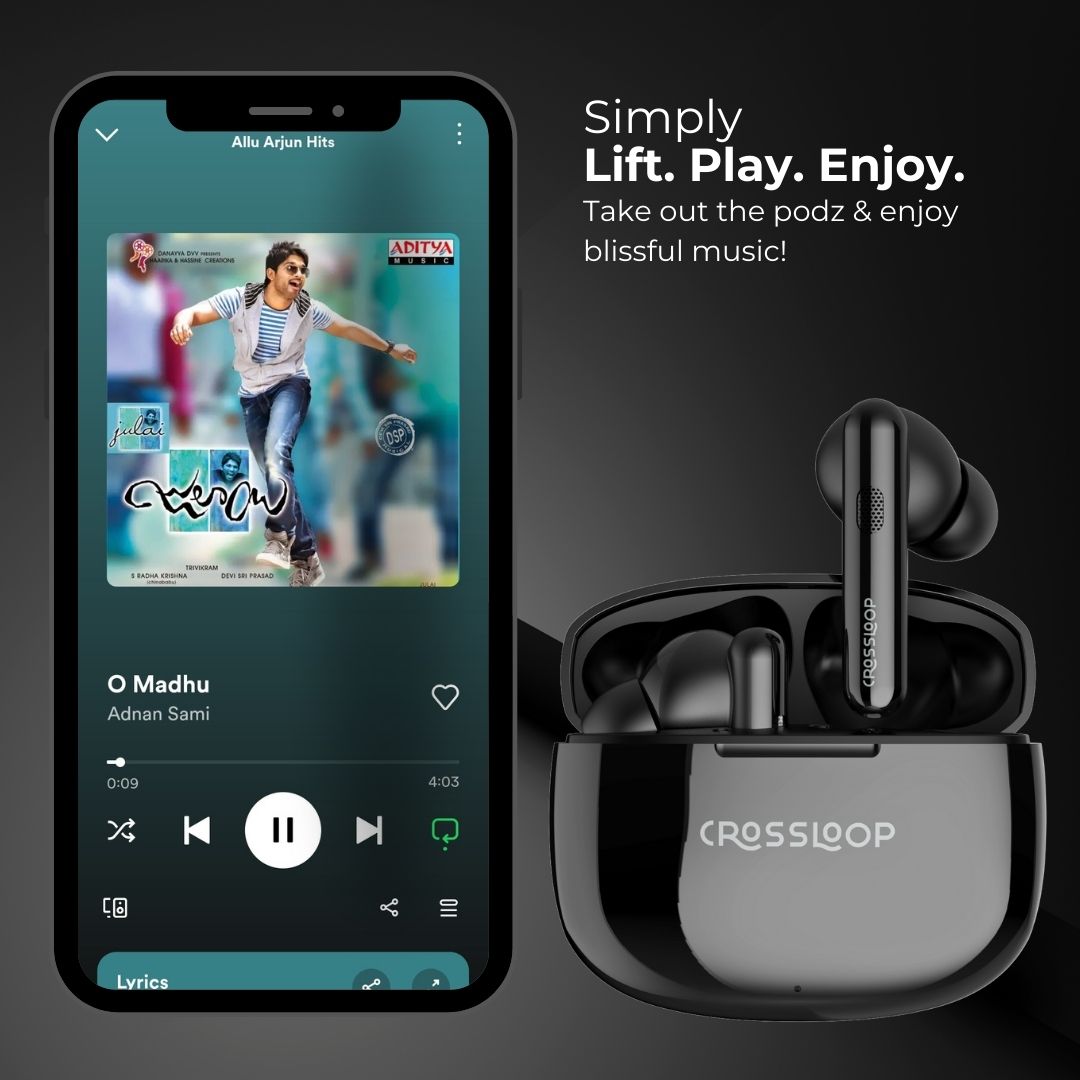 Crossloop Crossloop Freedom Podz True Wireless EarPods - Black