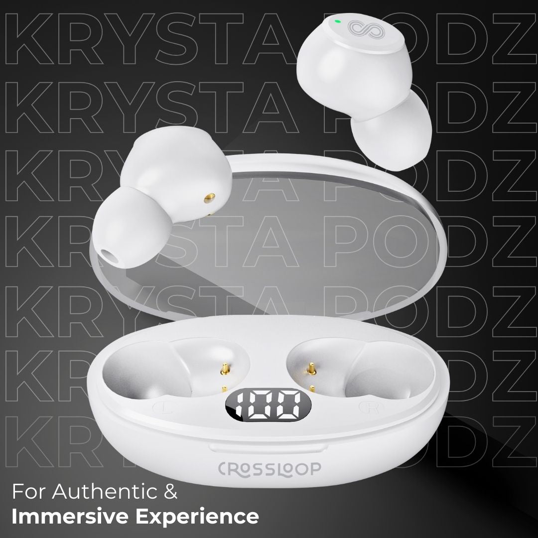Crossloop Krysta Podz True Wireless EarPods - White