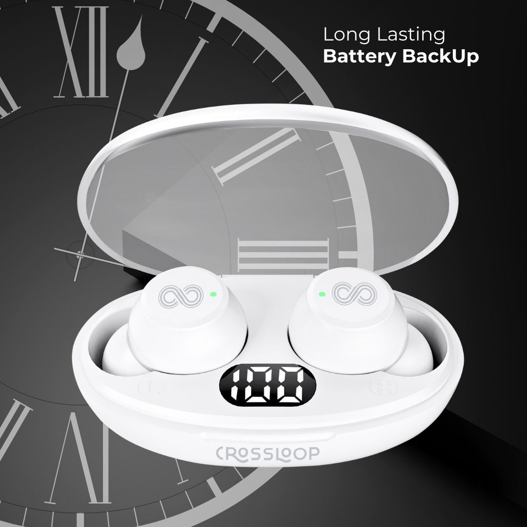 Crossloop Crossloop Krysta Podz True Wireless EarPods - White