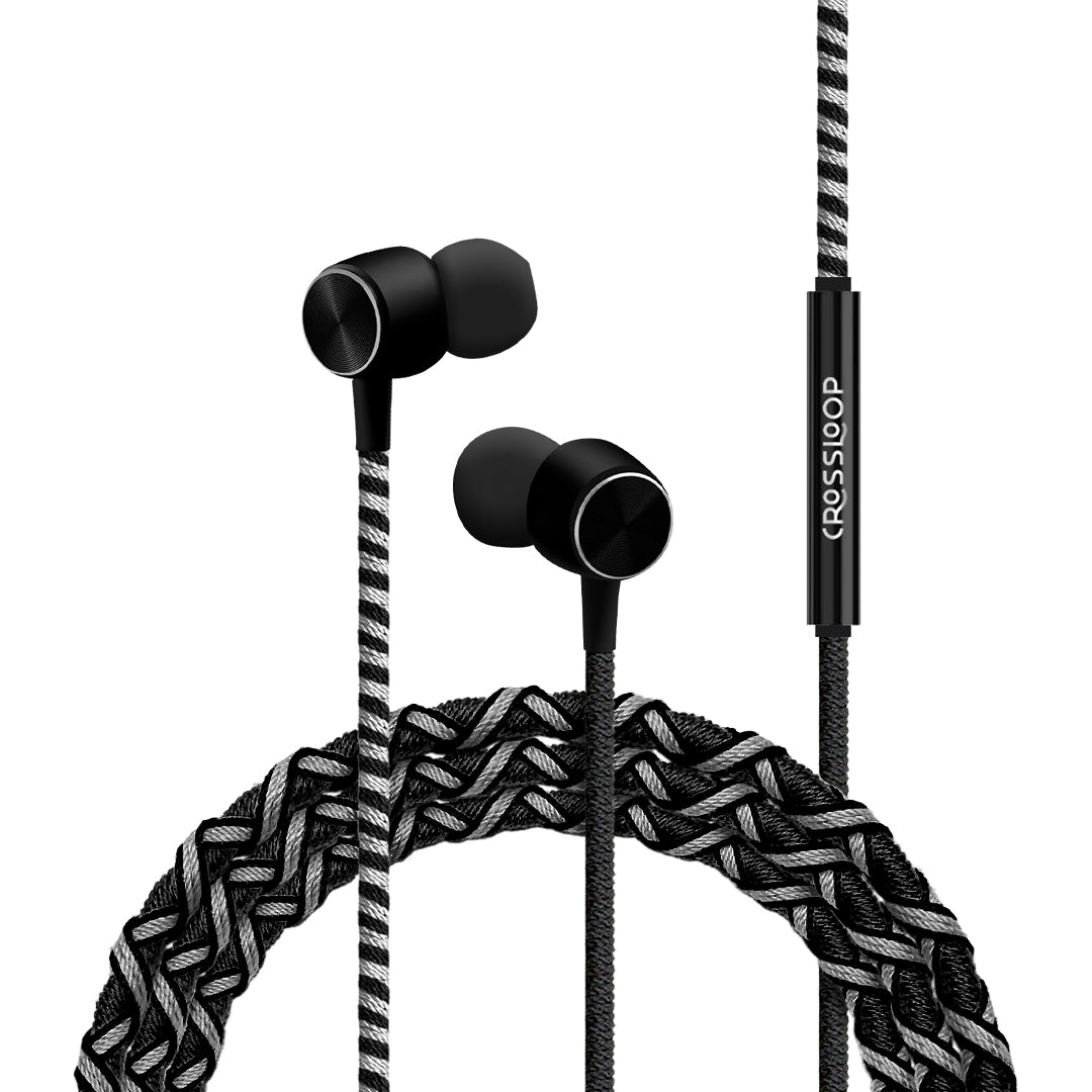 Crossloop Pro Series Earphone In Black, Grey & White