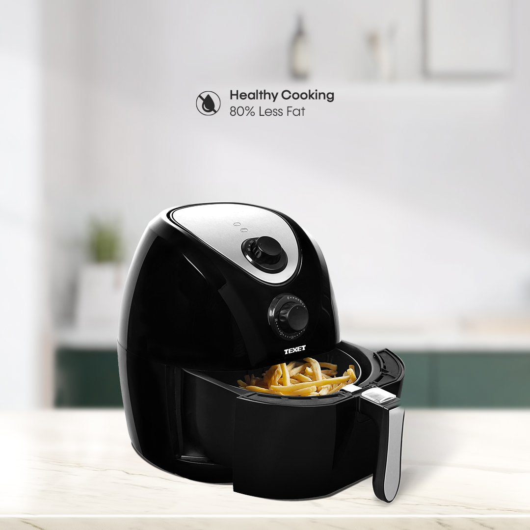 TEXET 3.2 L Analog Air Fryer with Rapid Air Technology