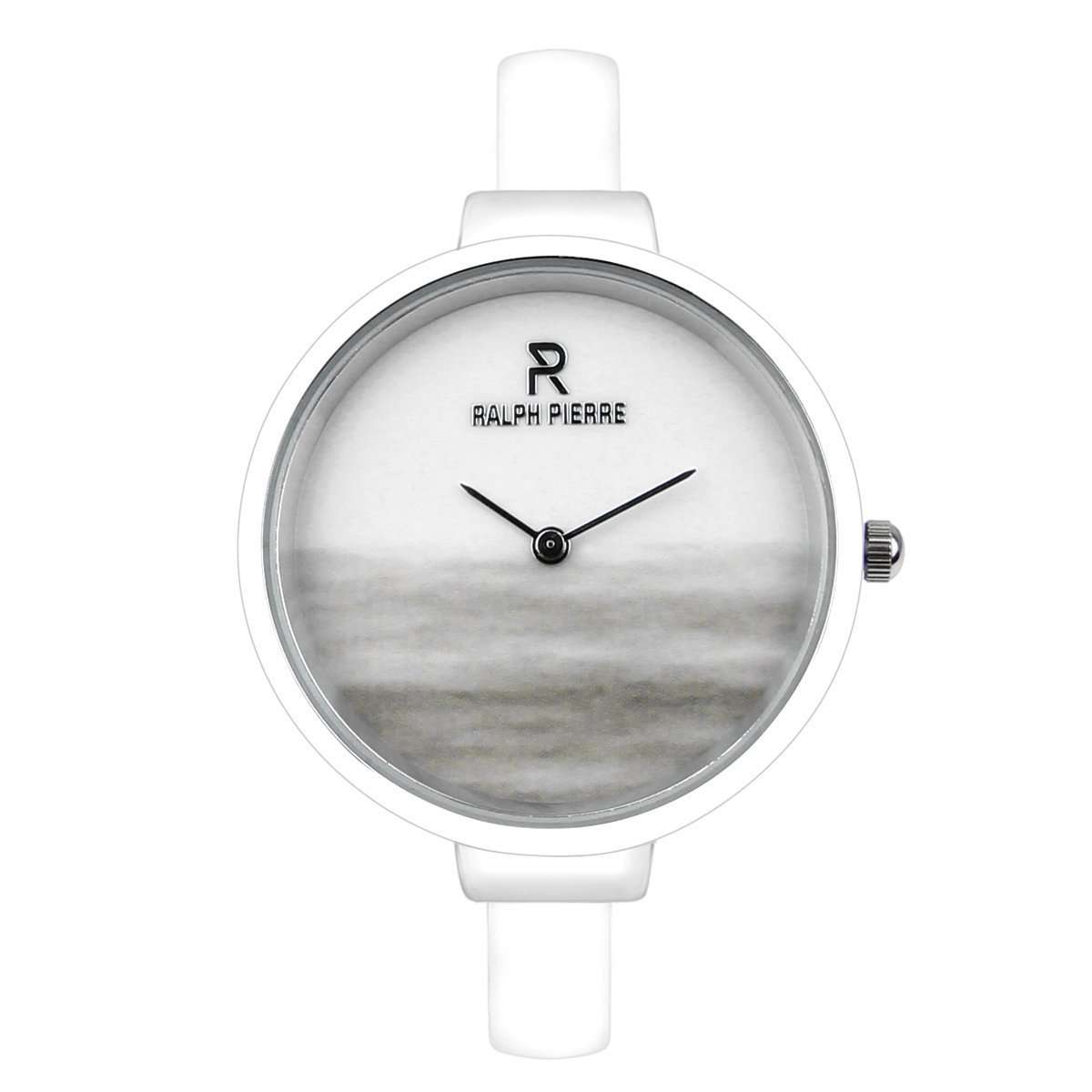 Ralph Pierre Sublime Breeze Analog Watch With White Dial & Strap